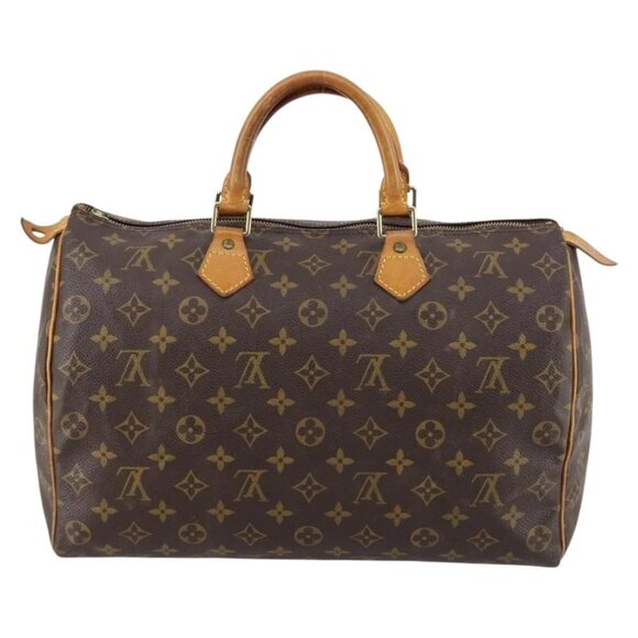 LOUIS VUITTON Monogram Speedy 35 Hand Bag M41524 LV Auth ep11207 - Picture 3 of 16